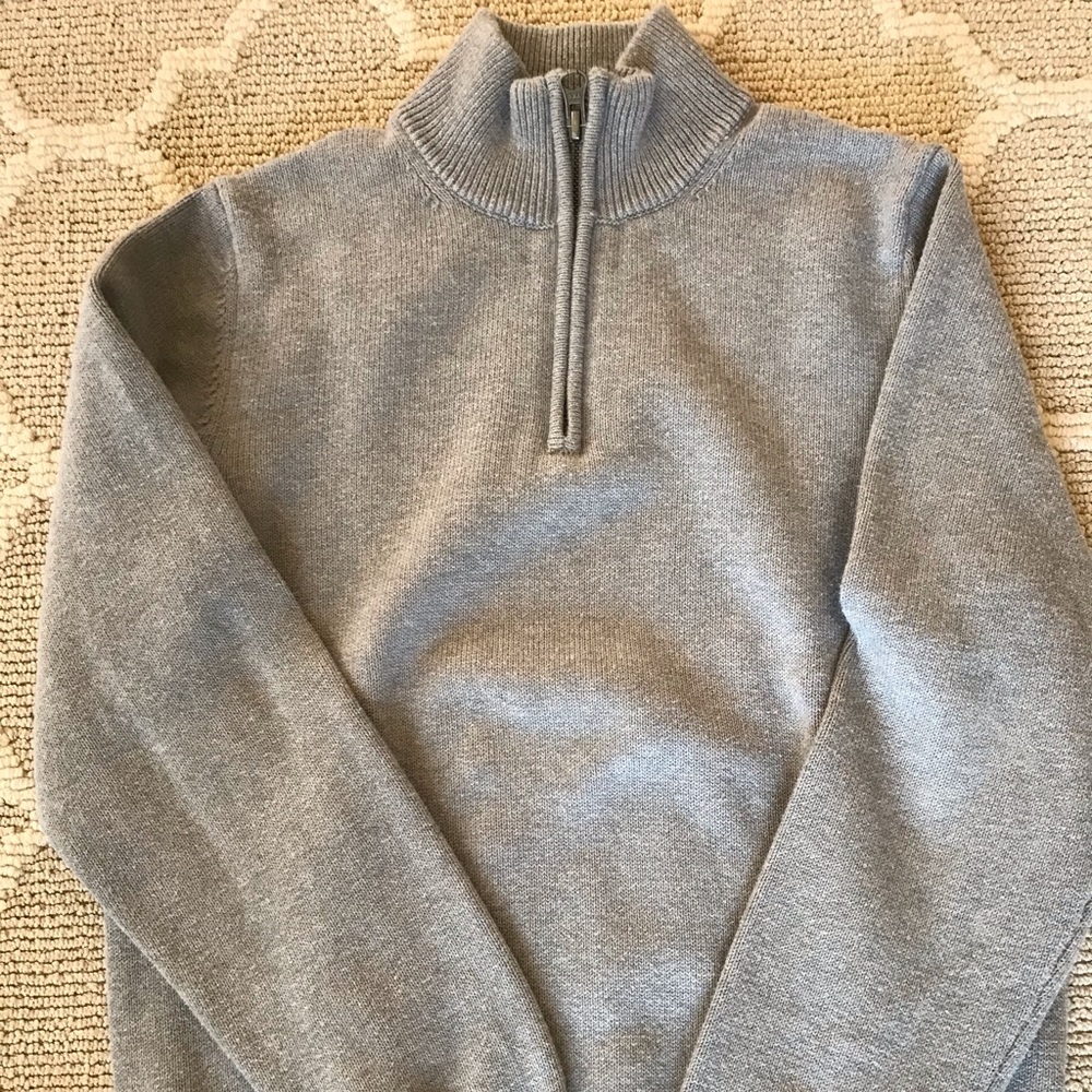 Boys Brooks Brothers 1/4 zip Cotton sweater
